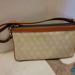 Purple and Cream Designer Women's Bag